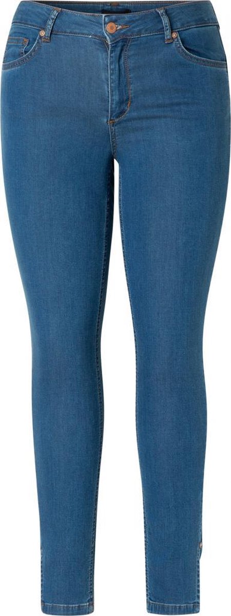 YESTA Joya Essential Broek - Mid Blue Denim - maat 2(50)