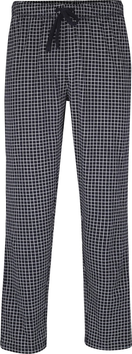 Ceceba heren pyjamabroek lang - donkerblauw met wit geruit -  Maat: 7XL