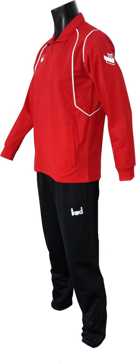KWD Trainingspak Victoria - Rood/wit/zwart - Maat S