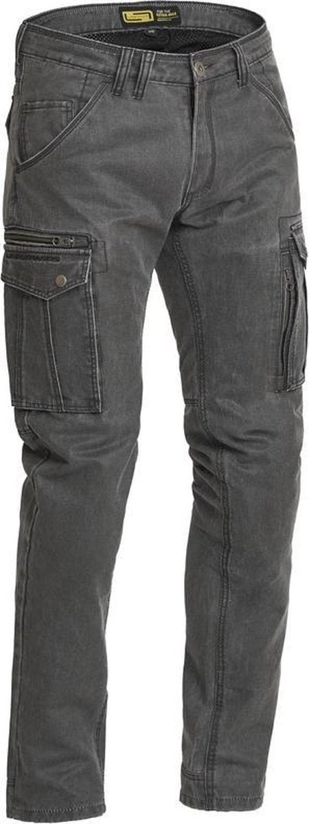 Lindstrands Cargo motorbroek Luvos grijs 48