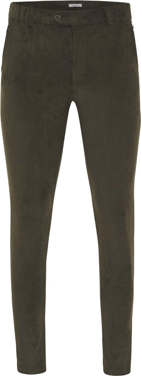 Jackson | Pantalon stretch corduroy groen