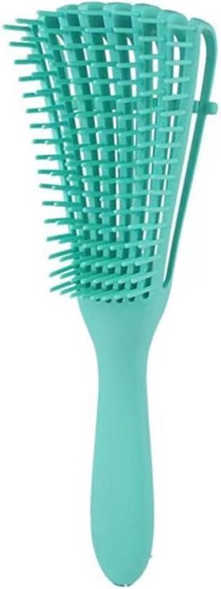 IRSA Detangler Brush for curly hair - Detangling Brush - Antiklit Haarborstel - Hairbrush - Stylingborstel (Green Mint)