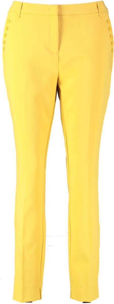 Aaiko gele chino broek met stretch - Maat S