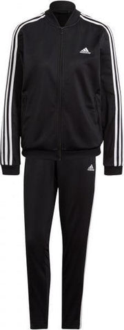 adidas Ess. Trainingspak 3S Dames - zwart - maat XXL