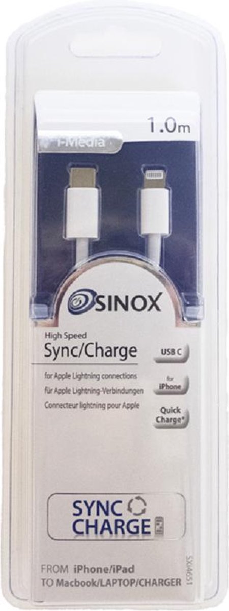 USB 2.0 Type C - Lightning