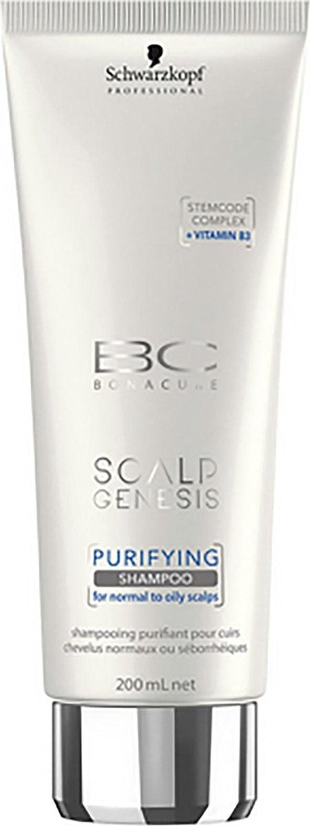Schwarzkopf Professional Purifying Shampoo 200 ml -  vrouwen - Voor Vet haar