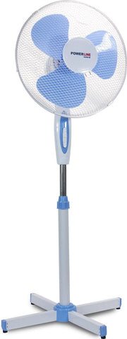 PowerLine Statiefventilator SkyBlue 40cm - ventilator - Staande ventilator