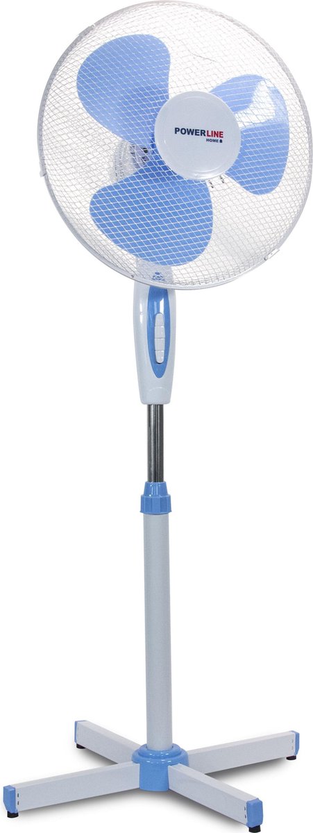 PowerLine Statiefventilator SkyBlue 40cm - ventilator - Staande ventilator