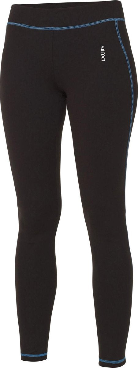 LXURY Dames Athletic Sportbroek maat L - Sportlegging - Blauw