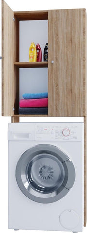 Wasmachinekast ombouwkast Vandol sonoma eiken kleur 178 cm hoog