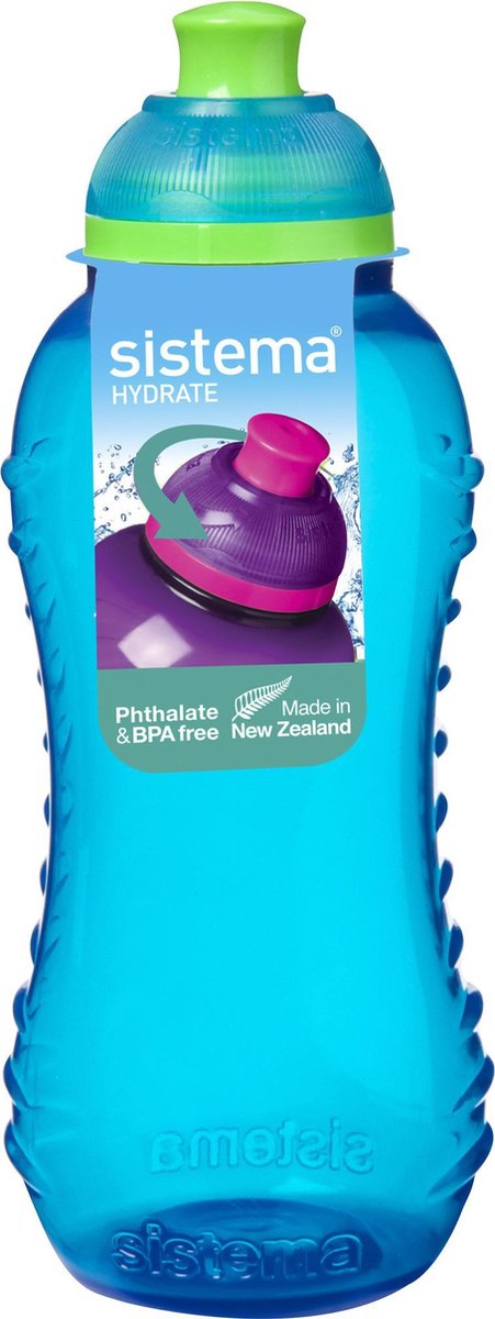 Sistema Drinkfles Squeeze 330ml - Blauw