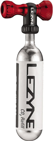 Lezyne Control Drive CO2 - CO2 pomp - 25 Gram Cartridge - Rood