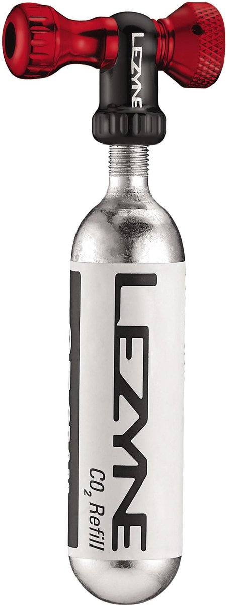 Lezyne Control Drive CO2 - CO2 pomp - 25 Gram Cartridge - Rood