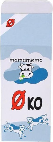 Mama Memo Pak Halfvolle Melk Hout 12 Cm Lichtblauw