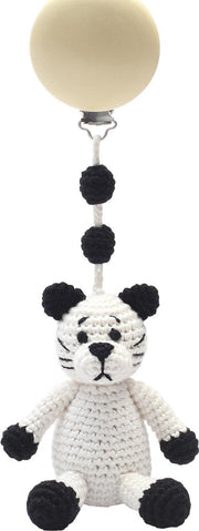 Naturezoo Kinderwagenhanger Kat 20 Cm Wit