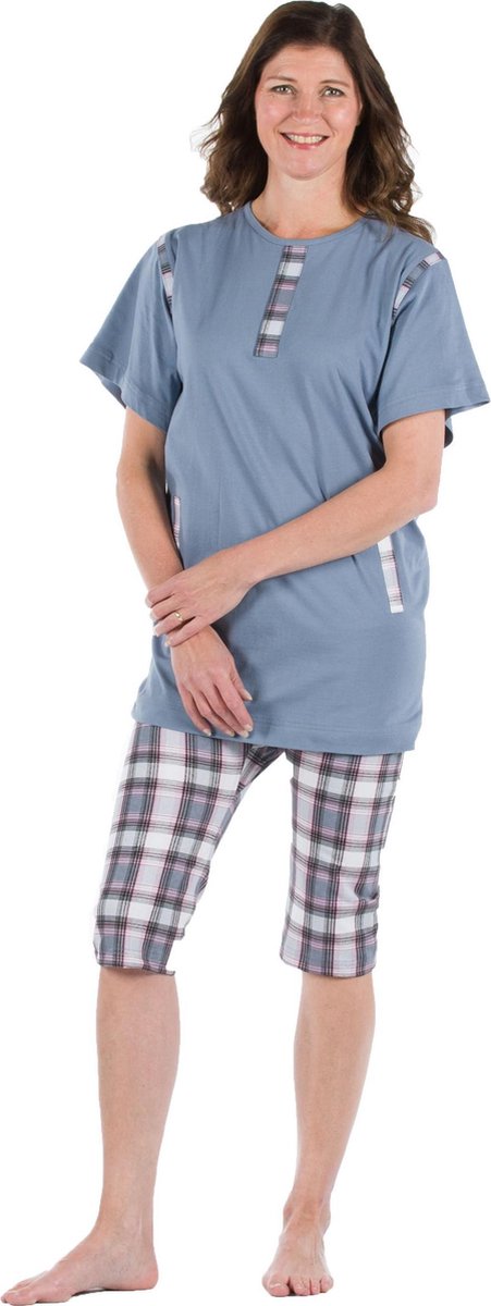 Dames dessin hansop | Ritssluiting | Pyjama | Topkwaliteit | Grijs | XS
