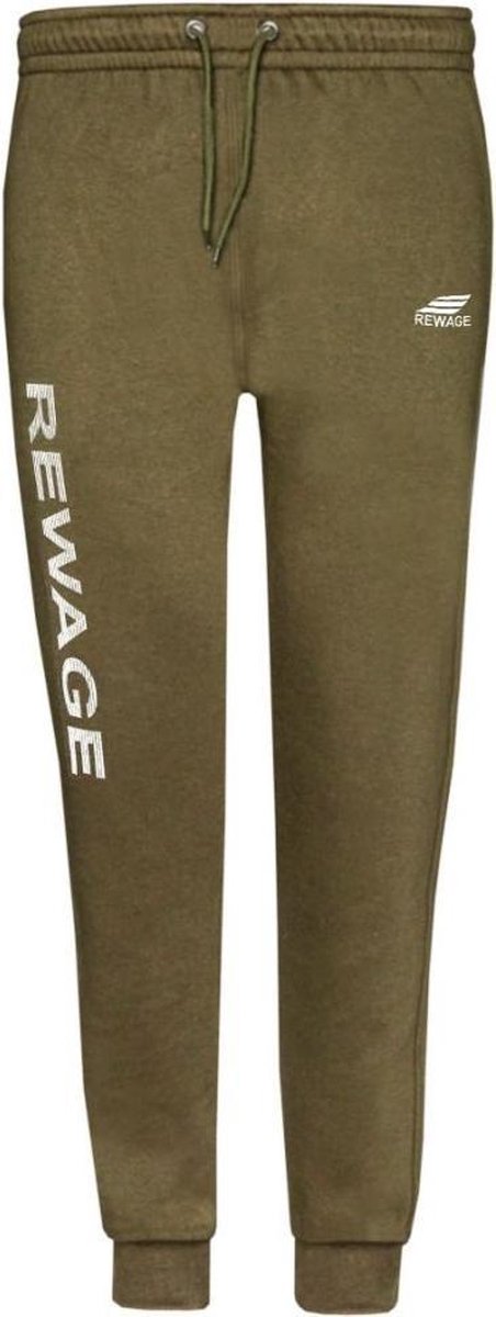 REWAGE Sportbroek Premium Heavy Kwaliteit - Heren - Olijfgroen - XL