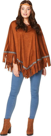 Karnival Costumes Verkleedkleding Mexicaanse Indianen Poncho kostuum - ONESIZE