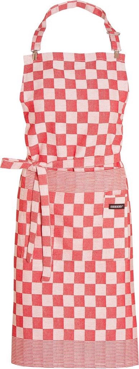 DDDDD schort barbeque 90 x 85 cm red per stuk