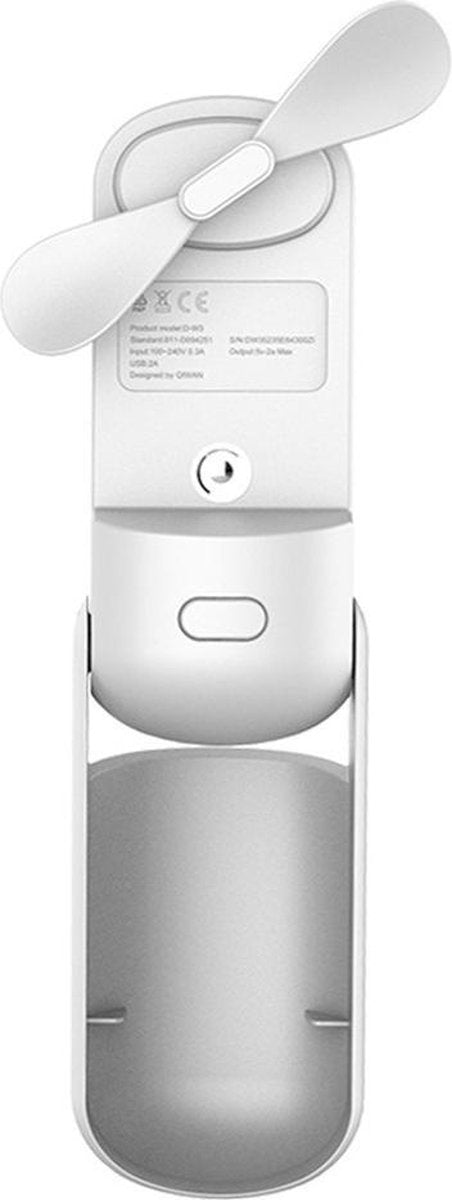 QW-F11 Mini Opvouwbare Handheld Desktop Spray Bevochtigende Elektrische Ventilator