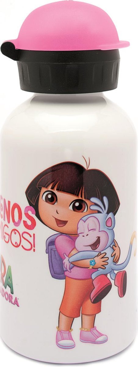 Laken Thermos drinkfles 350 ml met Dora print