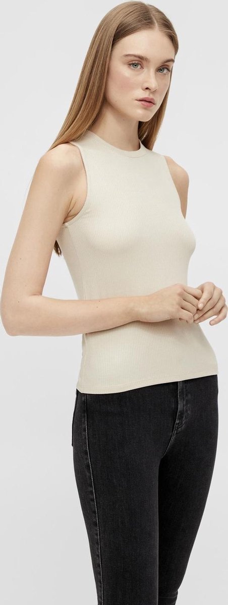 Objjamie S/l Tank Top Noos 23034452 Sandshell