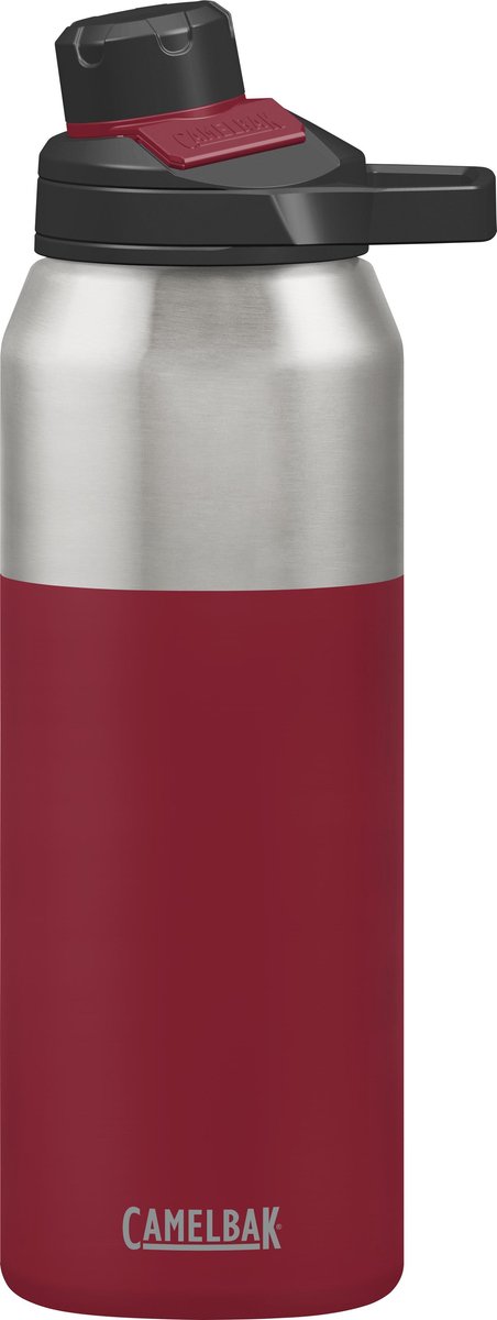 CamelBak Chute Mag Stainless Vacuum Insulated - Iso Drinkfles - 1 L - Rood (Cardinal)