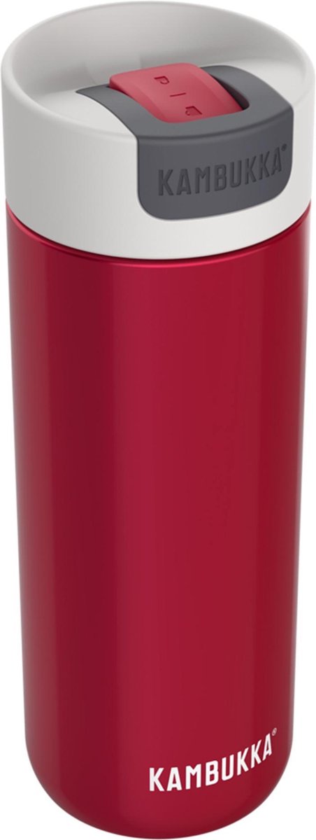 Kambukka Olympus Thermosbeker - Dubbelwandig - RVS - 500 ml - Roze