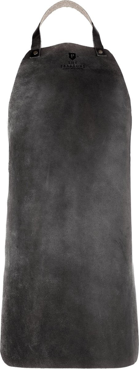 JAP BBQ Schort - Luxe leren schorten - Lederen kookschort - Keukenschort mannen - Accessoires en toebehoren barbecue - Zwart