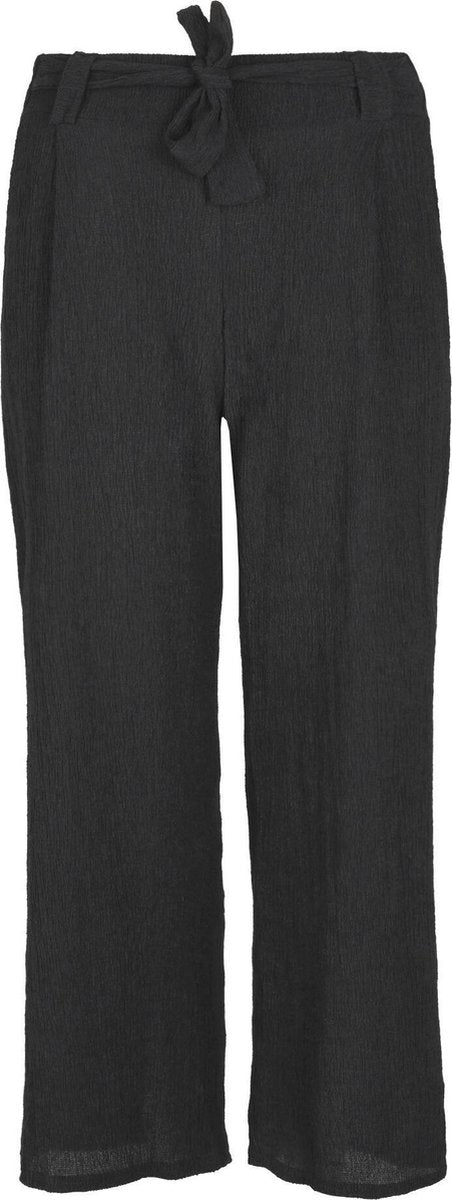 Kuitbroek in effen crêpetricot