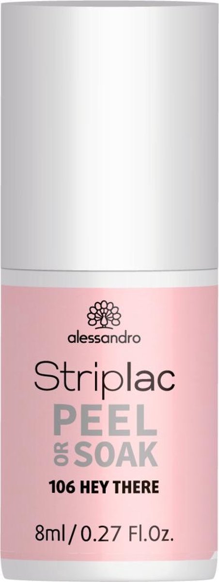 alessandro Striplac Peel or Soak Hey There nagel gel coat 8 ml Roze