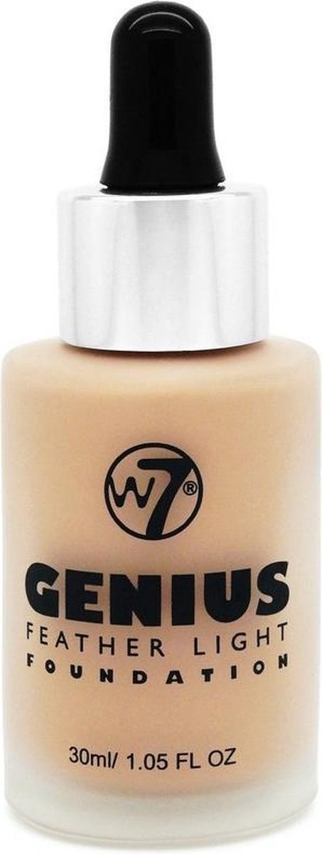 W7 Genius Foundation - Sand Beige 30ml