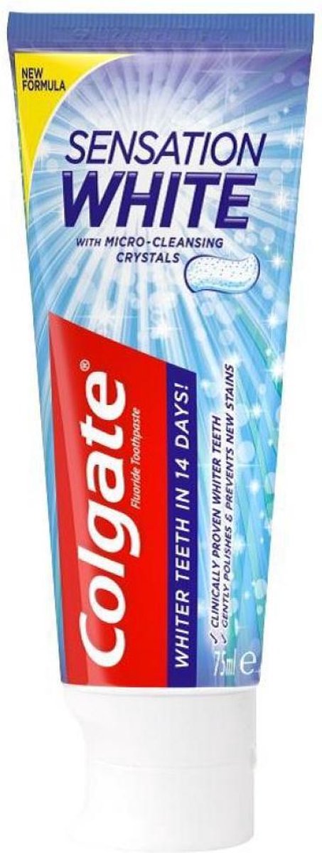 12x Colgate Tandpasta Sensation White 75 ml