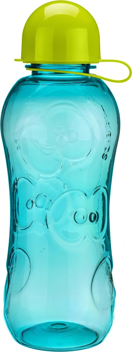 Fruitfriends Drinkfles - Kunststof - Voor Kinderen - Azur Blauw - Blauw