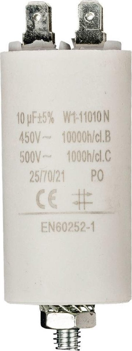 Fixapart W1-11010N Condensator 10.0 uf / 450 V + Aarde