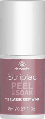 alessandro Striplac Peel or Soak Classic Rosy Wind nagel gel coat 8 ml Roze