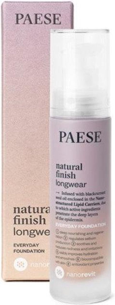 Paese_nanorevit Natural Finish Longwear Everyday Foundation D?ugotrwa?y Podk?ad O Naturalnym Wyko?czeniu 05 Natural 35ml