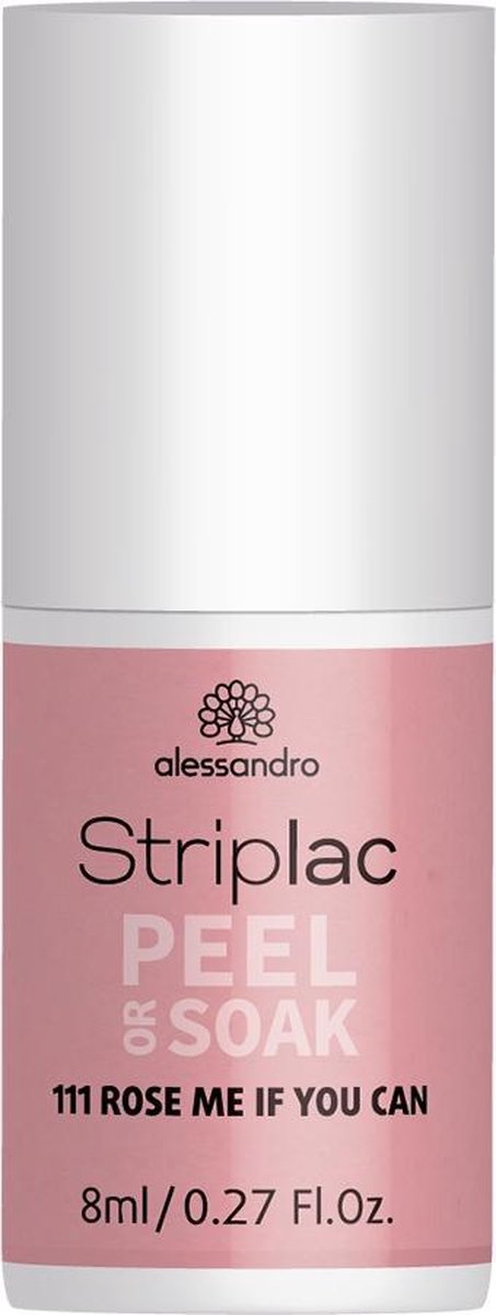 alessandro Striplac Peel or Soak Rose me if you can nagel gel coat 8 ml Roze
