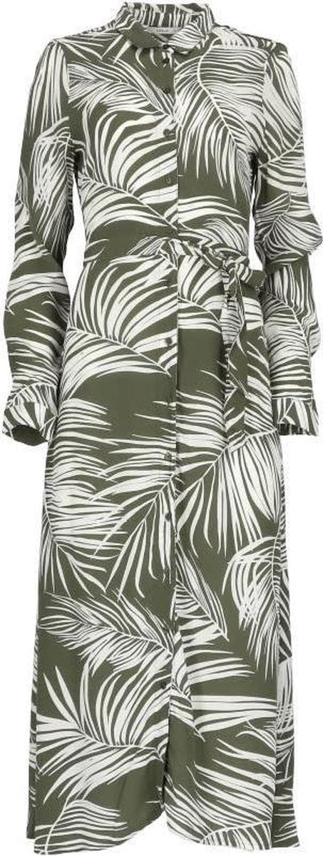 Onlaugustina 3/4 Shirt Dress Wvn 15205136 Kalamata/palm Leaf