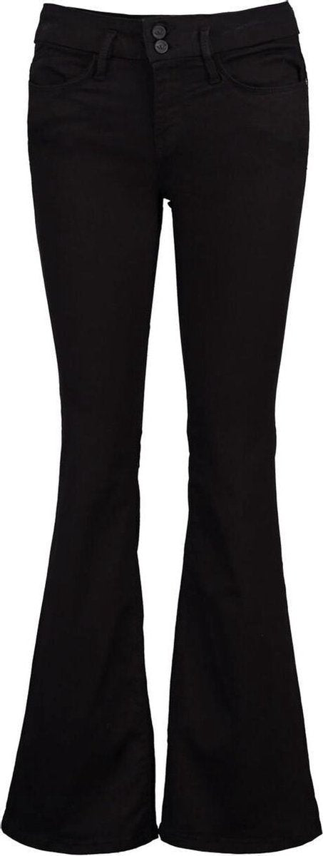 Tripper Rome Flare Dames Flared Pijpen Jeans Zwart - Maat W28 X L32