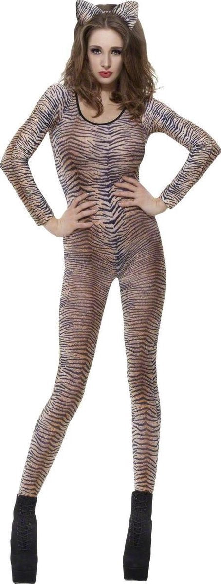 "Tijgerkostuum voor volwassenen ( doorschijnend)- Verkleedkleding - One size"