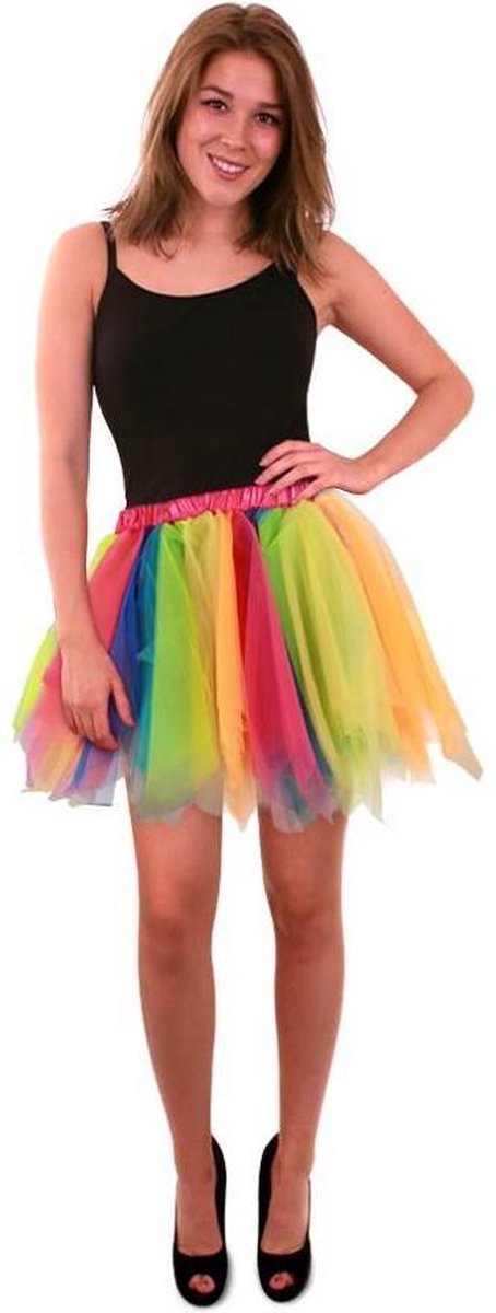 Tule rok regenboog dames