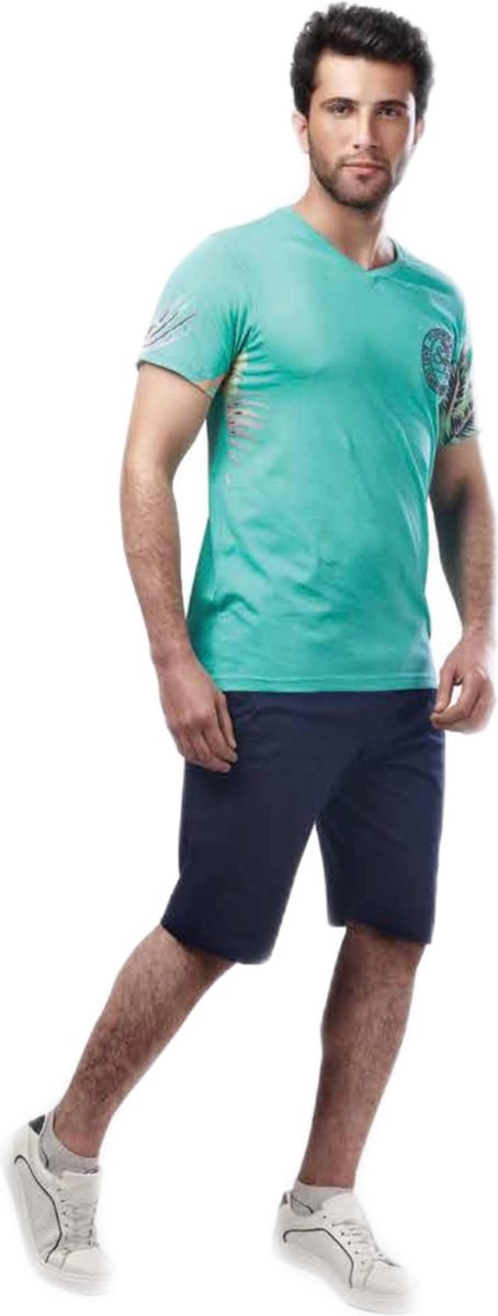 Embrator mannen Huispak / Zomerset / Shortama zeegroen maat L