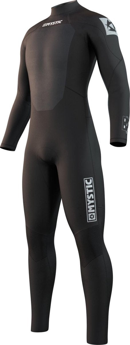 Mystic Heren Wetsuit Star Fullsuit 4/3mm Bzip - Black XXL