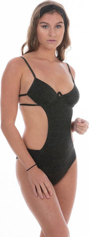 Badpakken Terry Ray Esmeralda Black&Gold L