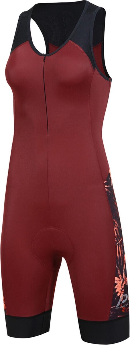 Protective Fietsbroek P-bella Flower Dames Polyamide Rood Mt 42