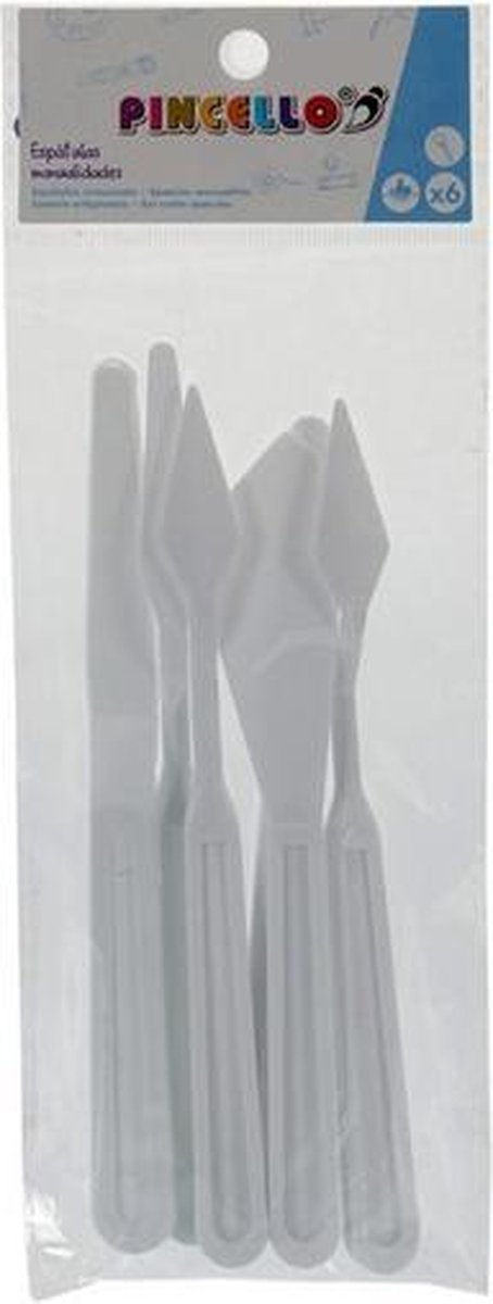 Pincello Paletmessen Plastic 5 stuks