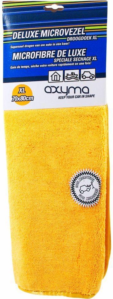 AXYMA Microvezeldoek Deluxe Droogdoek XL - Supersnel Drogen Van Uw Auto In 1 Keer