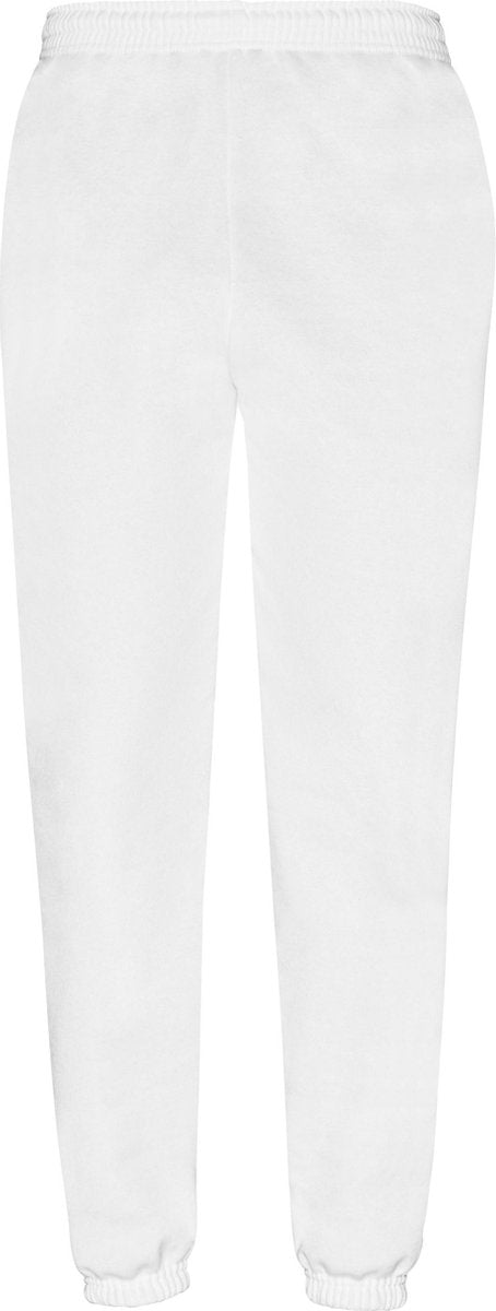 Fruit of the Loom joggingbroek wit voor volwassenen - Sportbroek/Trainingsbroek - Kleding XL (EU 54)