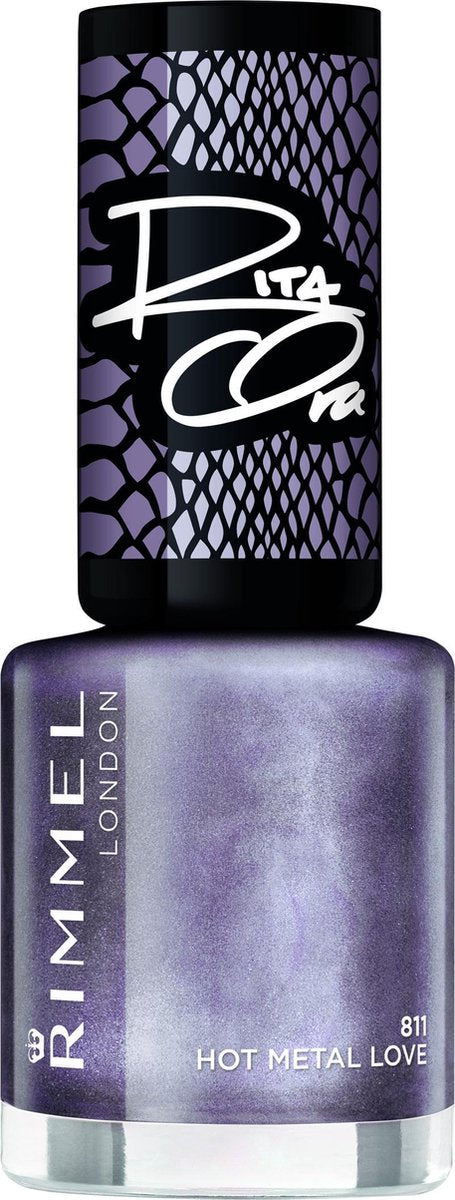 Rimmel London 60 seconds SuperShine Nagellak by Rita - 811 Hot Metal Love